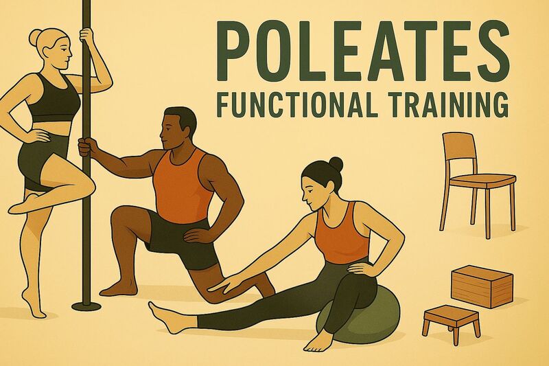Poleates in München: funktionelles Training mit Pilates-Elementen an der Pole